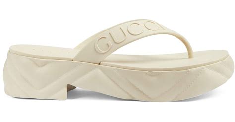 gucci rubber slide sandals cheap|gucci rubber platform sandals.